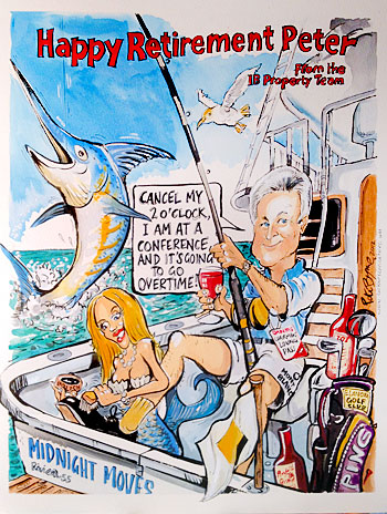 Peter Byrne - Cartoons and Caricatures